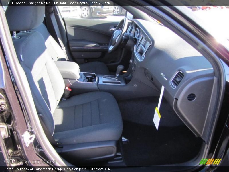 Brilliant Black Crystal Pearl / Black 2011 Dodge Charger Rallye