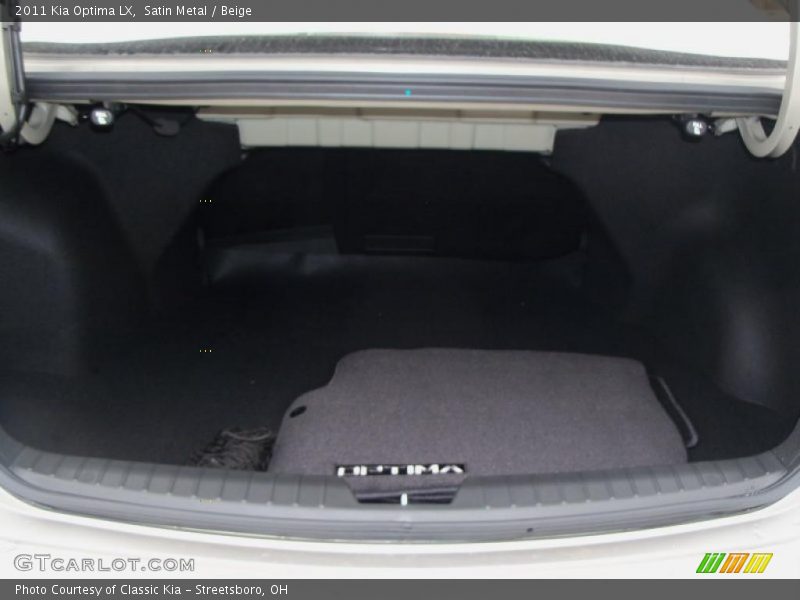 2011 Optima LX Trunk