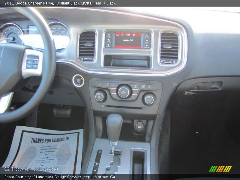 Brilliant Black Crystal Pearl / Black 2011 Dodge Charger Rallye