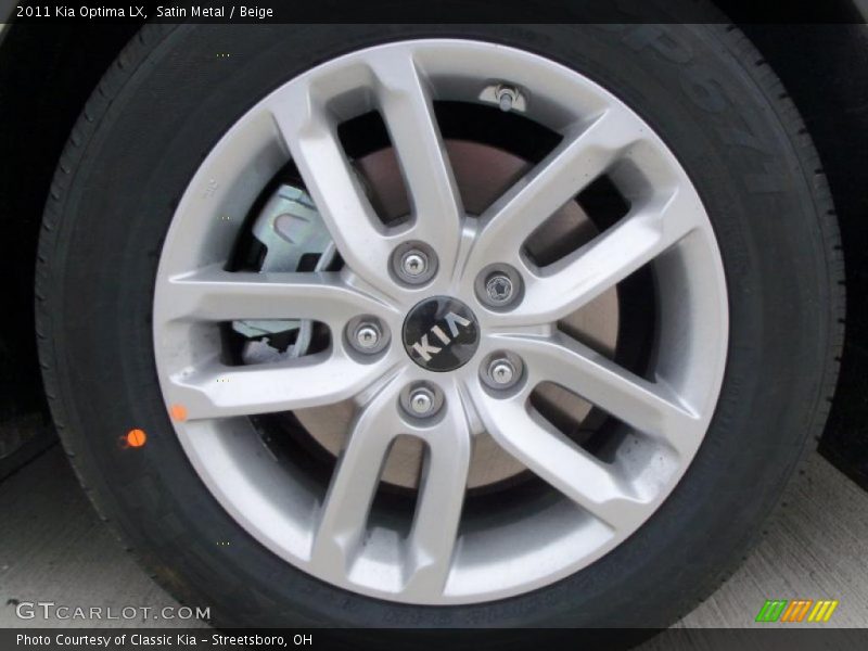 Satin Metal / Beige 2011 Kia Optima LX