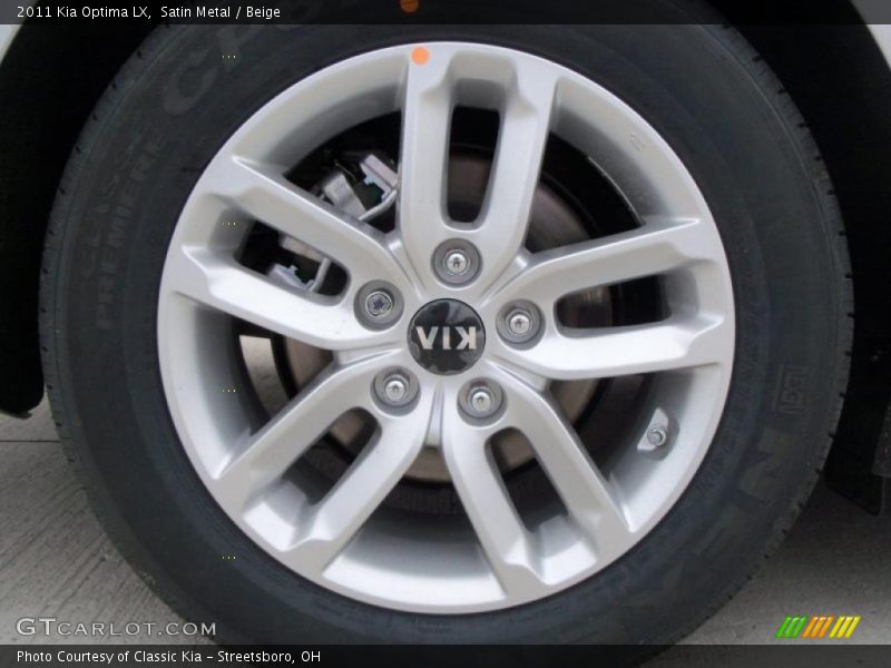 Satin Metal / Beige 2011 Kia Optima LX
