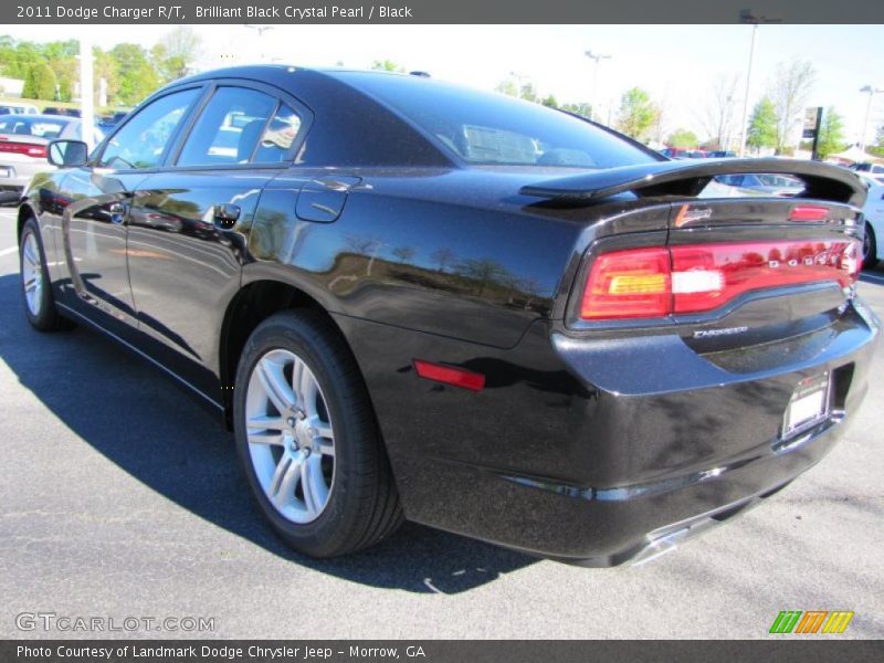 Brilliant Black Crystal Pearl / Black 2011 Dodge Charger R/T