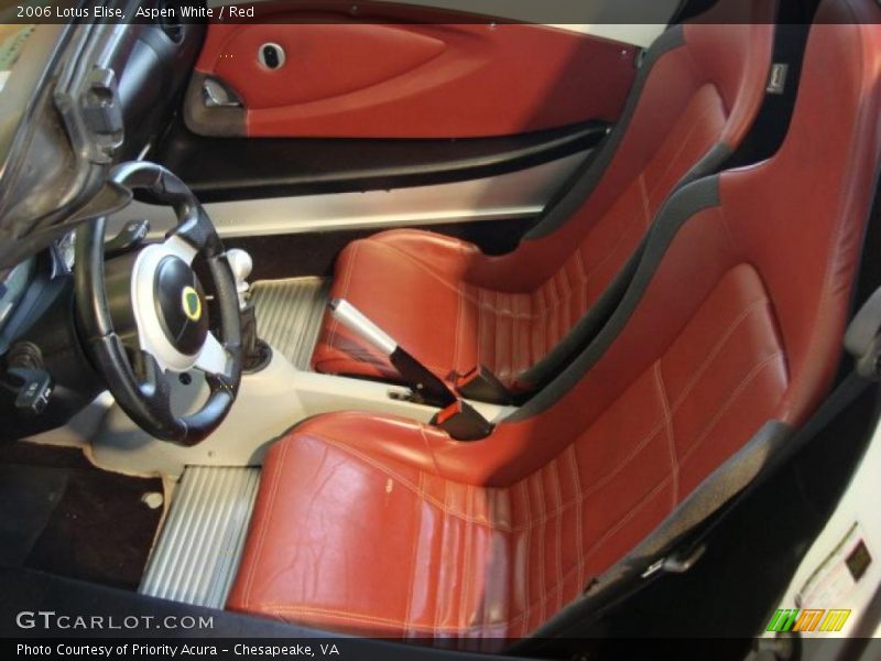  2006 Elise  Red Interior