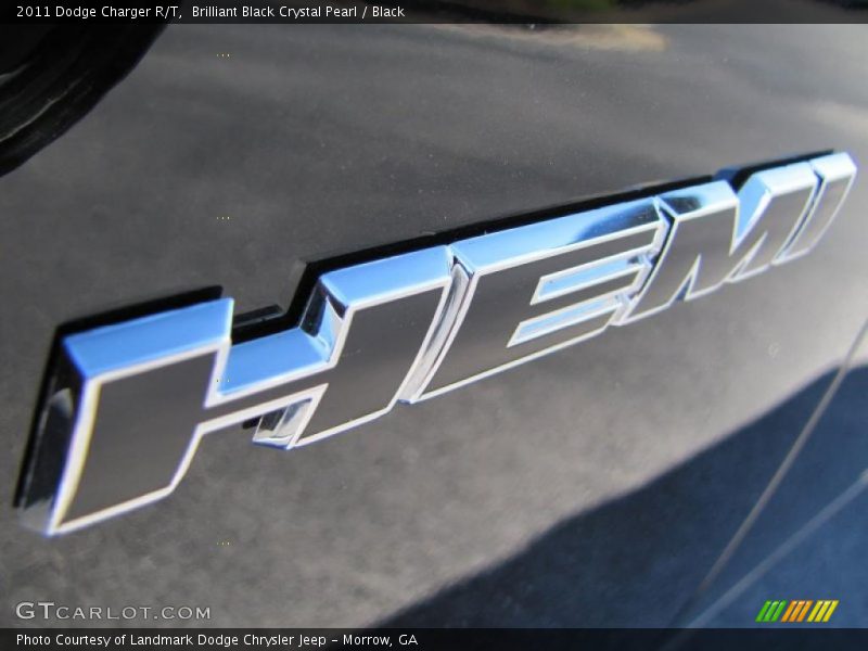Brilliant Black Crystal Pearl / Black 2011 Dodge Charger R/T