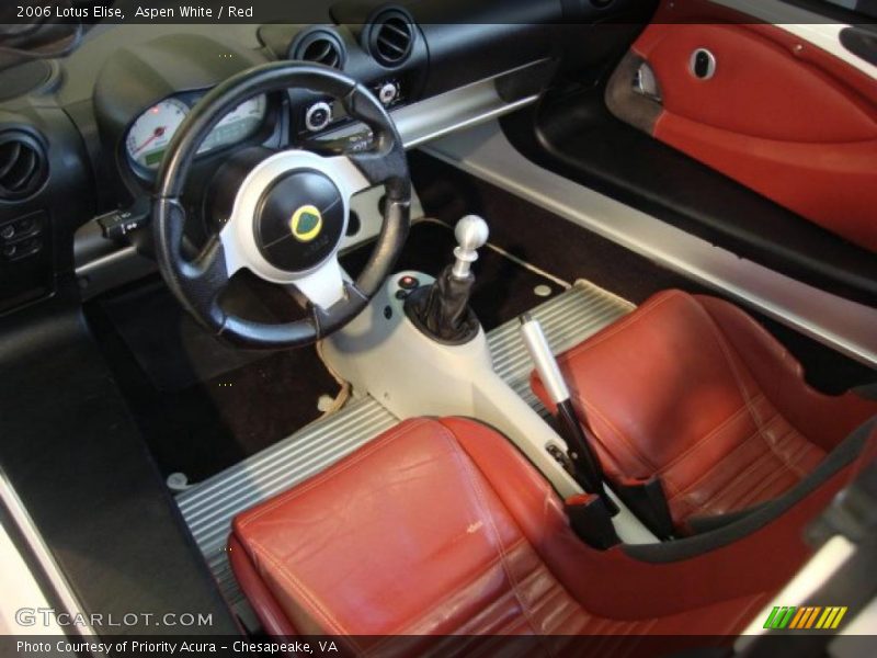  2006 Elise  Red Interior