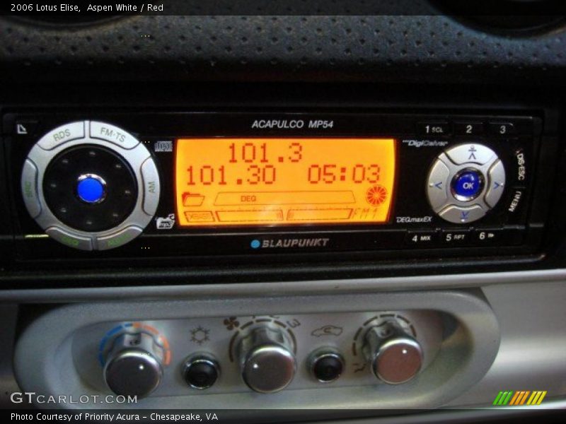 Controls of 2006 Elise 