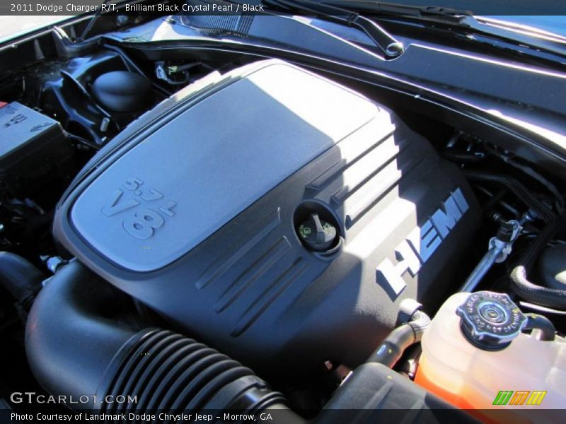 Brilliant Black Crystal Pearl / Black 2011 Dodge Charger R/T