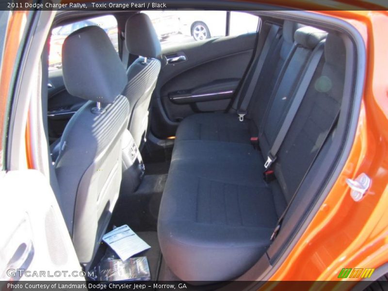 Toxic Orange Pearl / Black 2011 Dodge Charger Rallye