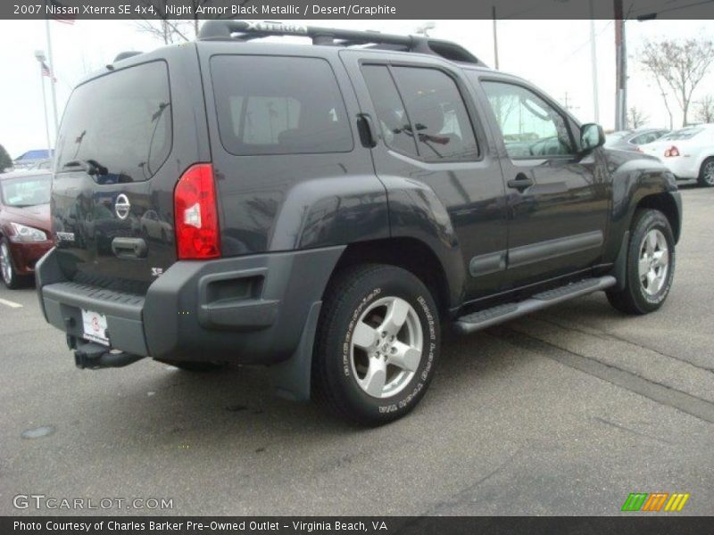 Night Armor Black Metallic / Desert/Graphite 2007 Nissan Xterra SE 4x4