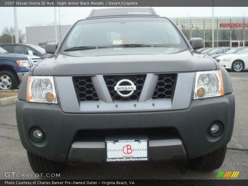 Night Armor Black Metallic / Desert/Graphite 2007 Nissan Xterra SE 4x4