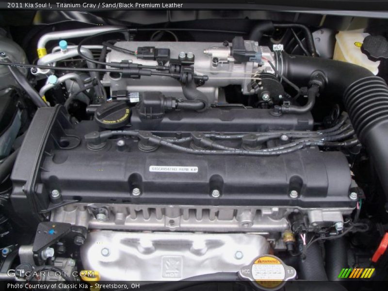  2011 Soul ! Engine - 2.0 Liter DOHC 16-Valve CVVT 4 Cylinder