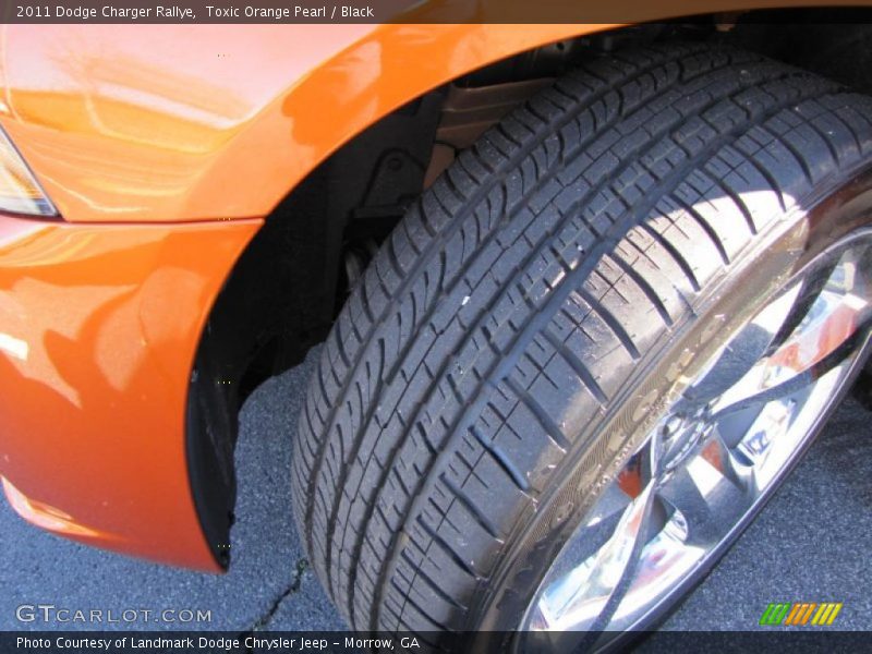 Toxic Orange Pearl / Black 2011 Dodge Charger Rallye