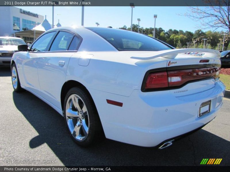 Bright White / Black 2011 Dodge Charger R/T Plus