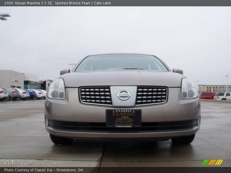 Spirited Bronze Pearl / Cafe Latte 2005 Nissan Maxima 3.5 SE
