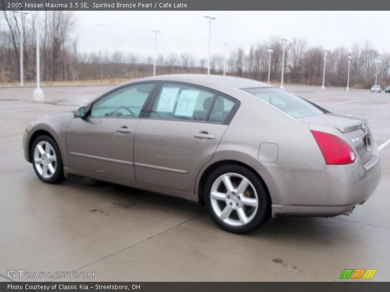 Spirited Bronze Pearl / Cafe Latte 2005 Nissan Maxima 3.5 SE
