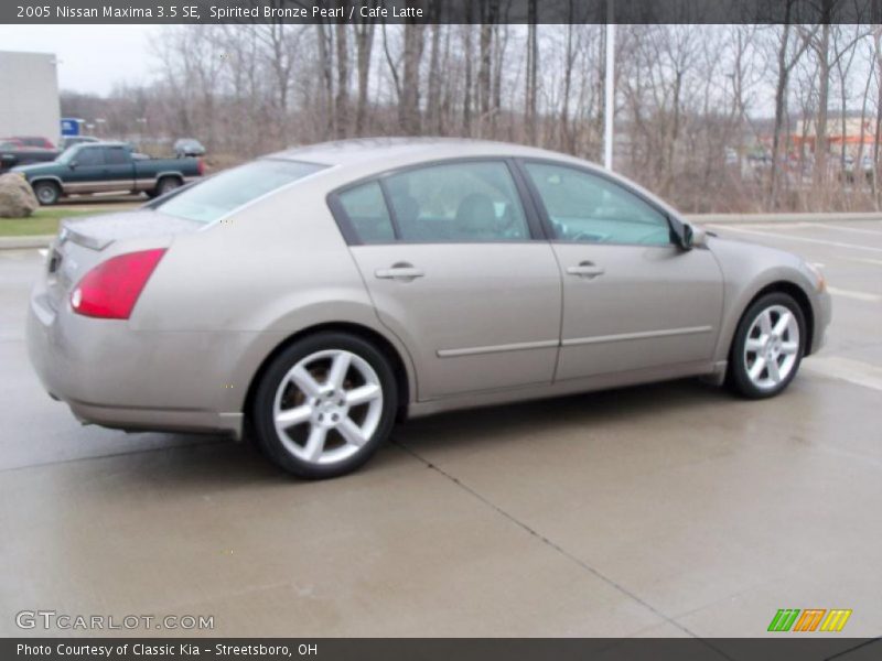 Spirited Bronze Pearl / Cafe Latte 2005 Nissan Maxima 3.5 SE