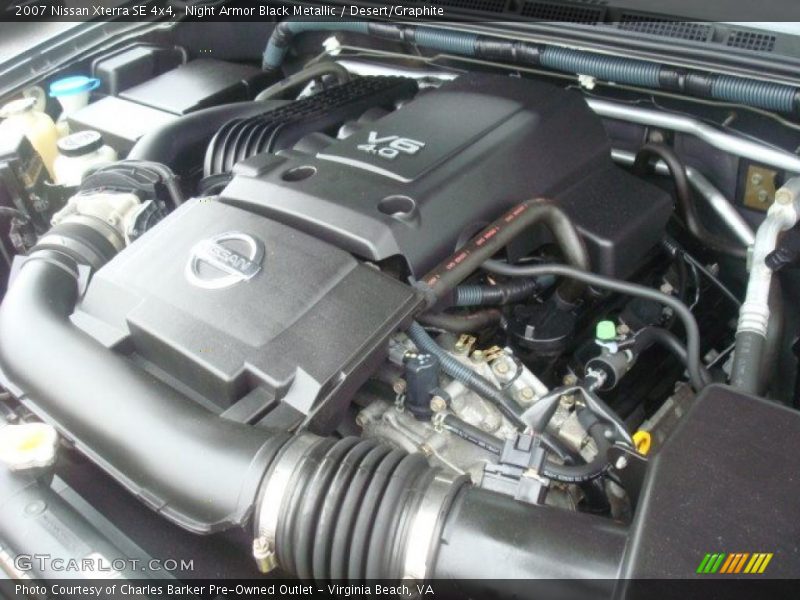  2007 Xterra SE 4x4 Engine - 4.0 Liter DOHC 24-Valve VVT V6