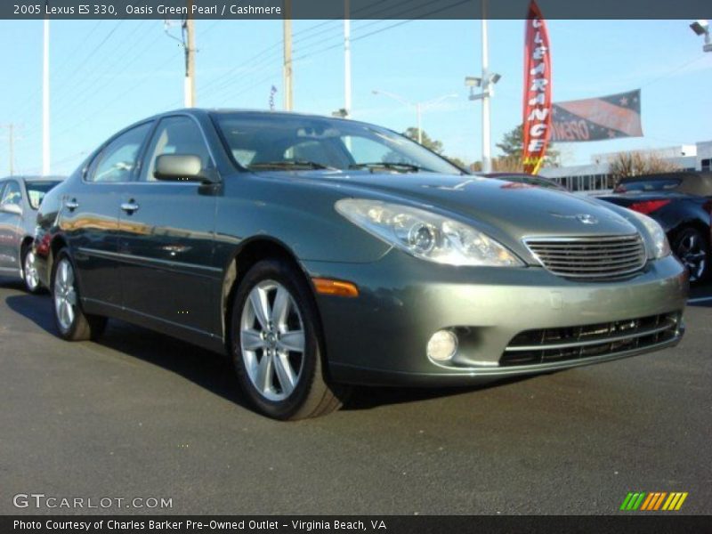 Oasis Green Pearl / Cashmere 2005 Lexus ES 330