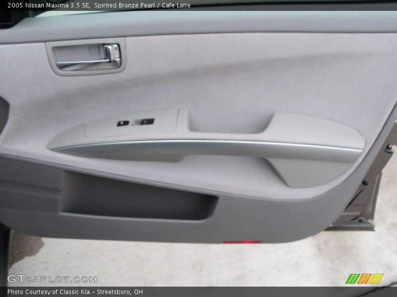 Spirited Bronze Pearl / Cafe Latte 2005 Nissan Maxima 3.5 SE