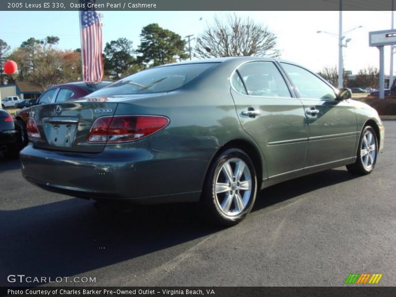 Oasis Green Pearl / Cashmere 2005 Lexus ES 330