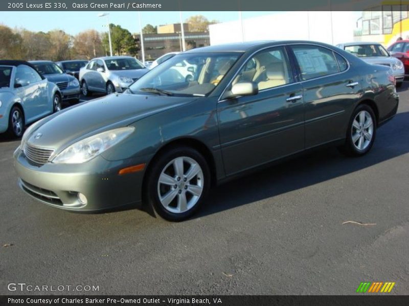 Oasis Green Pearl / Cashmere 2005 Lexus ES 330