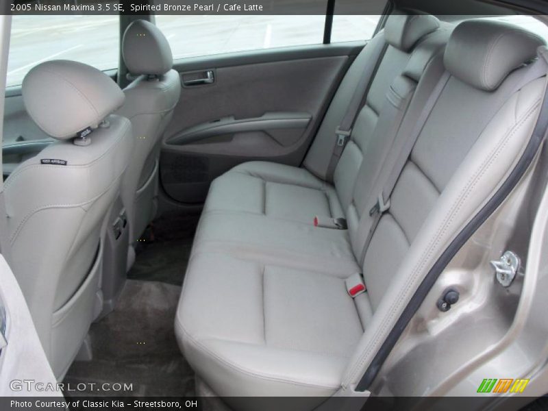 Spirited Bronze Pearl / Cafe Latte 2005 Nissan Maxima 3.5 SE