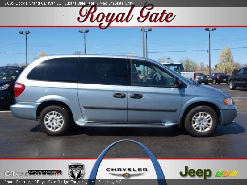 Butane Blue Pearl / Medium Slate Gray 2005 Dodge Grand Caravan SE