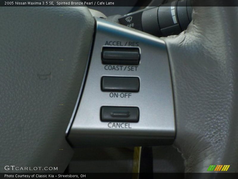 Spirited Bronze Pearl / Cafe Latte 2005 Nissan Maxima 3.5 SE