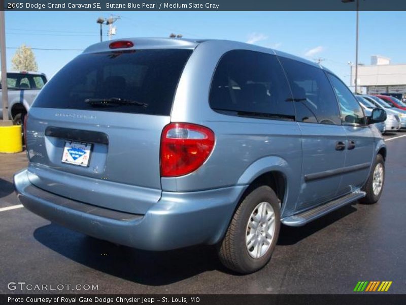 Butane Blue Pearl / Medium Slate Gray 2005 Dodge Grand Caravan SE