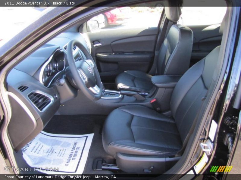  2011 Avenger Lux Black Interior
