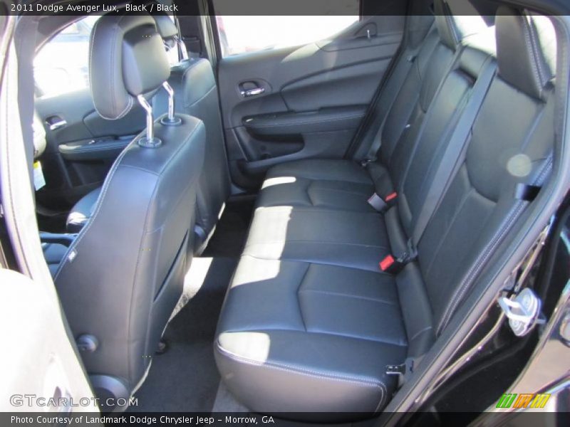  2011 Avenger Lux Black Interior