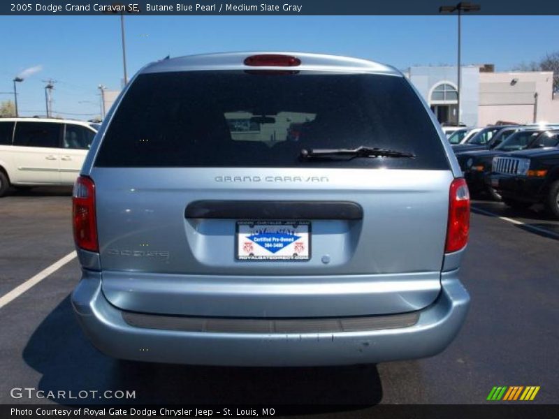 Butane Blue Pearl / Medium Slate Gray 2005 Dodge Grand Caravan SE