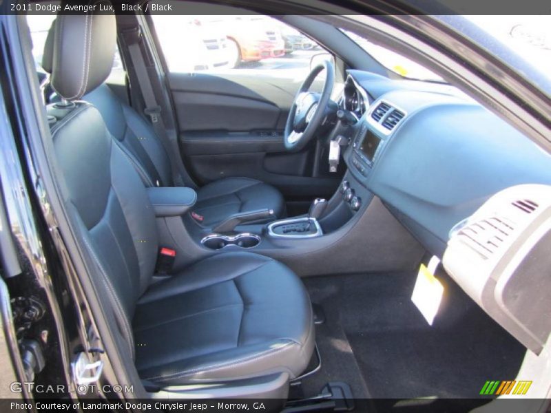 Black / Black 2011 Dodge Avenger Lux