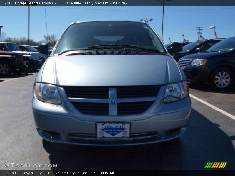 Butane Blue Pearl / Medium Slate Gray 2005 Dodge Grand Caravan SE