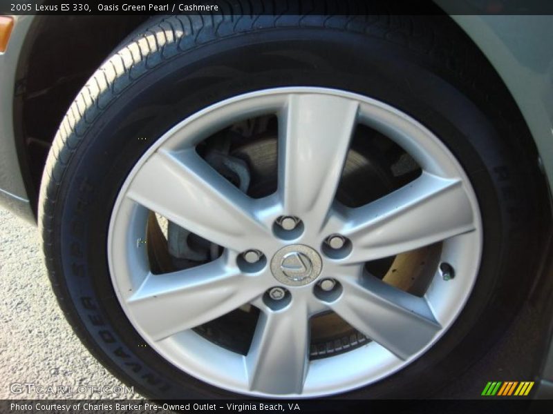 Oasis Green Pearl / Cashmere 2005 Lexus ES 330