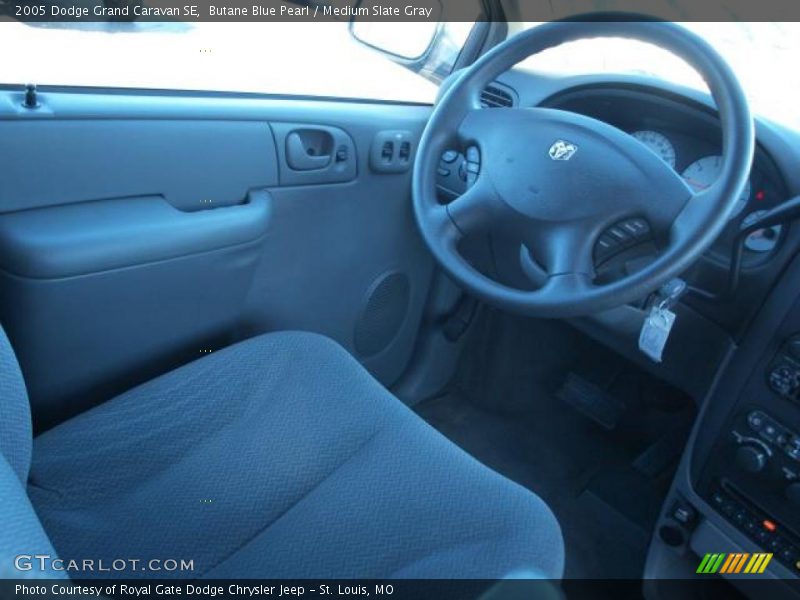 Butane Blue Pearl / Medium Slate Gray 2005 Dodge Grand Caravan SE