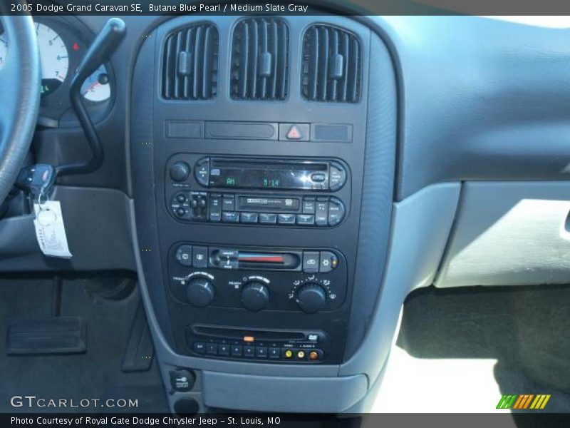 Butane Blue Pearl / Medium Slate Gray 2005 Dodge Grand Caravan SE