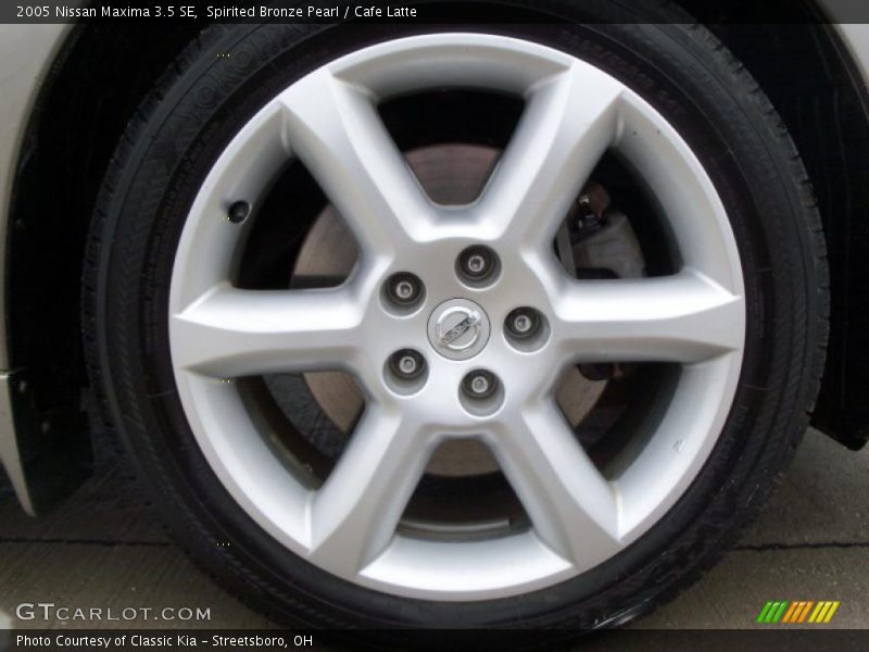 Spirited Bronze Pearl / Cafe Latte 2005 Nissan Maxima 3.5 SE