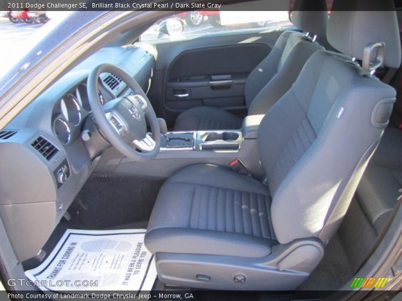  2011 Challenger SE Dark Slate Gray Interior