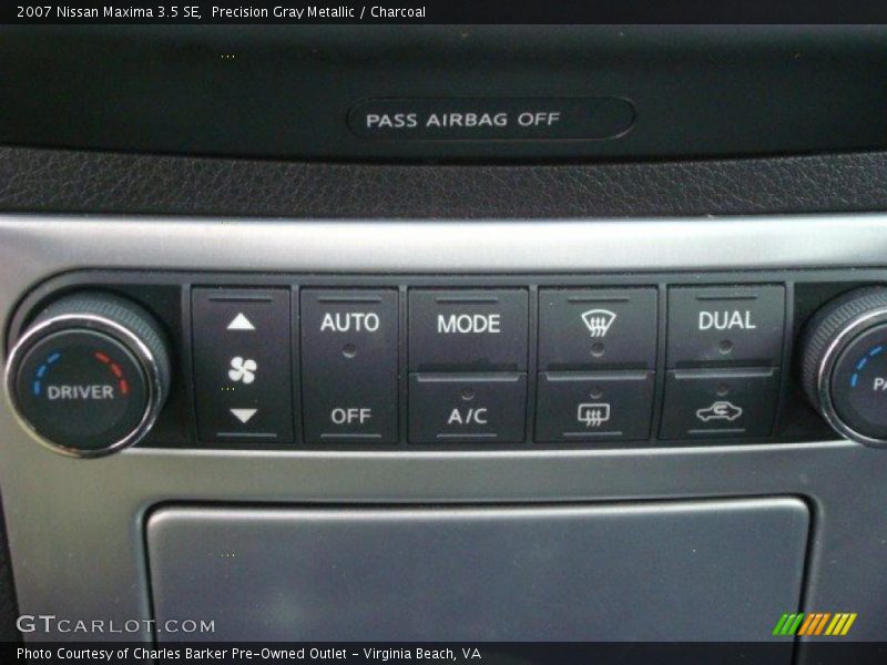 Precision Gray Metallic / Charcoal 2007 Nissan Maxima 3.5 SE