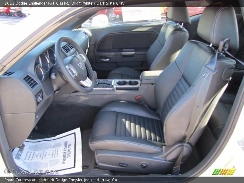  2011 Challenger R/T Classic Dark Slate Gray Interior