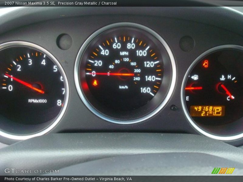 Precision Gray Metallic / Charcoal 2007 Nissan Maxima 3.5 SE
