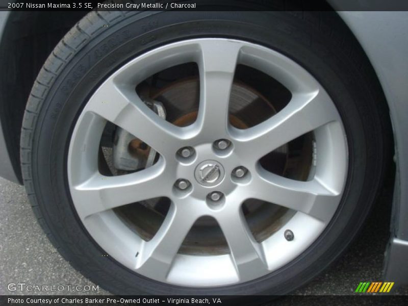Precision Gray Metallic / Charcoal 2007 Nissan Maxima 3.5 SE