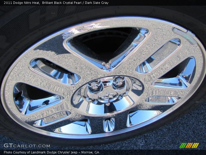 Brilliant Black Crystal Pearl / Dark Slate Gray 2011 Dodge Nitro Heat