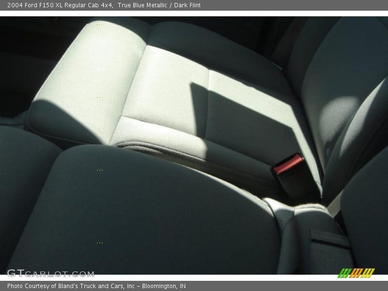 True Blue Metallic / Dark Flint 2004 Ford F150 XL Regular Cab 4x4
