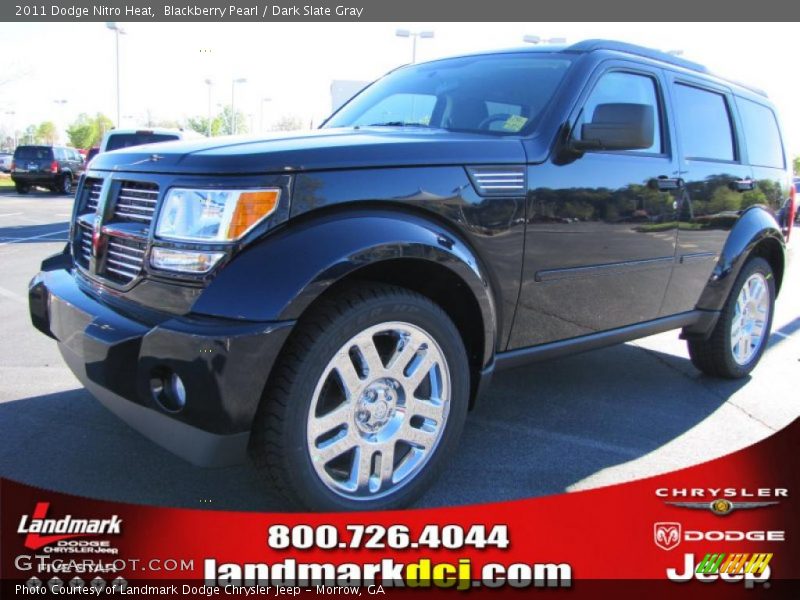 Blackberry Pearl / Dark Slate Gray 2011 Dodge Nitro Heat