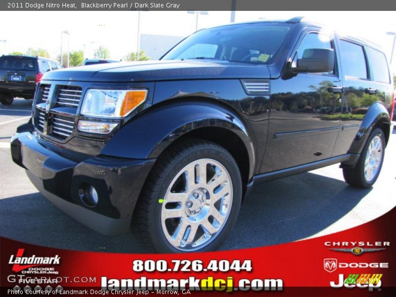 Blackberry Pearl / Dark Slate Gray 2011 Dodge Nitro Heat