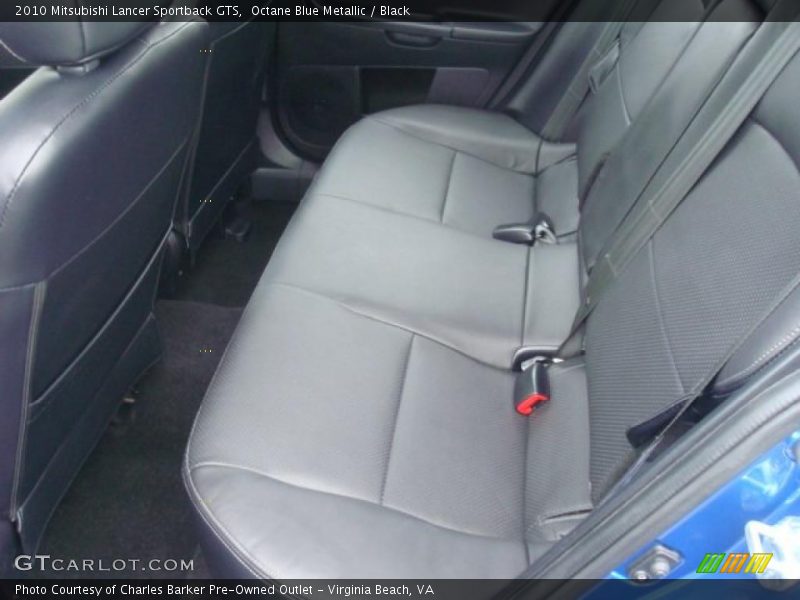 Octane Blue Metallic / Black 2010 Mitsubishi Lancer Sportback GTS
