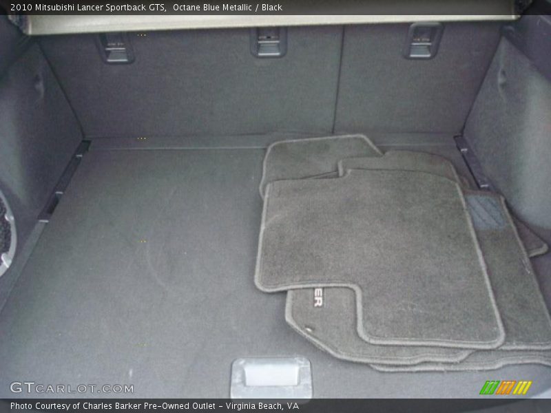 Octane Blue Metallic / Black 2010 Mitsubishi Lancer Sportback GTS