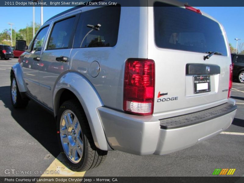 Bright Silver Metallic / Dark Slate Gray 2011 Dodge Nitro Heat